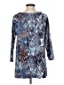 Cubism Blue 3/4 Sleeve Blouse Size S - photo 2
