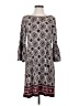 Max Edition Paisley Gray Casual Dress Size S - photo 1
