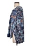 Cubism Blue 3/4 Sleeve Blouse Size S - photo 5