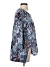 Cubism Blue 3/4 Sleeve Blouse Size S - photo 4