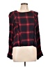 Kensie 100% Rayon Red Long Sleeve Blouse Size L - photo 1