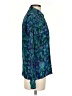 Carlisle 100% Silk Paisley Teal Long Sleeve Silk Top Size 4 - photo 4