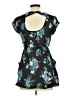 Lily White 100% Polyester Black Short Sleeve Top Size M - photo 2