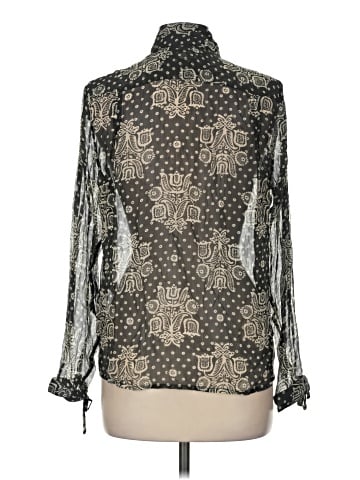 Isaac Mizrahi for Target Long Sleeve Silk Top (view 2)