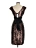 BCBGMAXAZRIA 100% Silk Metallic Black Cocktail Dress Size XXS - photo 2