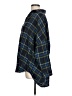 French Connection Plaid Blue 3/4 Sleeve Blouse Size L - photo 5