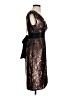 BCBGMAXAZRIA 100% Silk Metallic Black Cocktail Dress Size XXS - photo 4