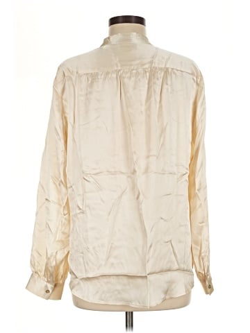 L'Agence Long Sleeve Silk Top (view 2)