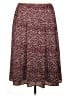 Talbots Animal Print Burgundy Casual Skirt Size 16W - photo 2