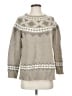 J.Jill Fair Isle Tan Pullover Sweater Size S - photo 1