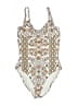 Tory Burch Paisley Ivory One Piece Swimsuit Size S - photo 1