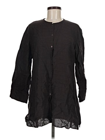 Eileen Fisher 3/4 Sleeve Button-Down Shirt (view 1)