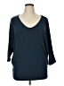 Laila Jayde Teal Pullover Sweater Size XL - photo 1