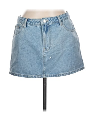 Glassons Denim Skirt (view 1)