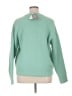 On 34th 100% Recycled Polyester Solid Green Pullover Sweater Size XL - photo 2