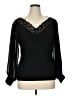 Venus Black Long Sleeve Blouse Size XL - photo 1
