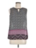 Laundry by Shelli Segal 100% Polyester Gray Sleeveless Blouse Size 6 - photo 1