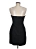 Aqua 100% Polyester Tweed Black Cocktail Dress Size M - photo 2