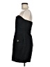 Aqua 100% Polyester Tweed Black Cocktail Dress Size M - photo 5
