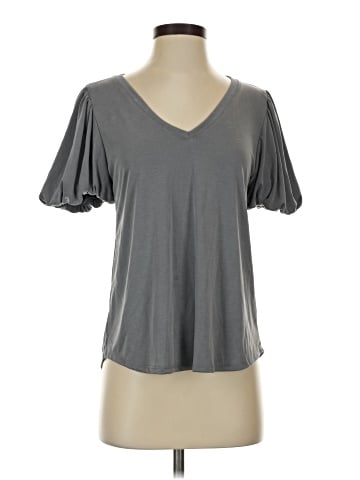 Green Envelope Short Sleeve Top (view 1)