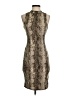 Shinestar Animal Print Tan Cocktail Dress Size S - photo 1