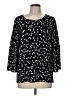 Alfani Black 3/4 Sleeve Blouse Size M - photo 1