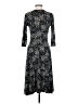 Agnes & Dora Animal Print Black Casual Dress Size S - photo 2