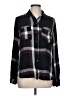 Pixley 100% Rayon Plaid Black Long Sleeve Button-Down Shirt Size L - photo 1