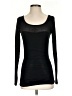 Hinge Black Long Sleeve Top Size S - photo 1