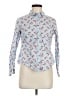 Boden 100% Cotton Print Blue Long Sleeve Blouse Size 6 (petite) - photo 1