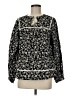Old Navy 100% Cotton Black Long Sleeve Blouse Size M - photo 1