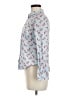 Boden 100% Cotton Print Blue Long Sleeve Blouse Size 6 (petite) - photo 5