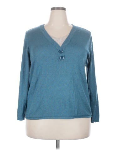 DressBarn Long Sleeve Henley (view 1)