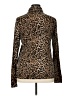 Gap Animal Print Brown Turtleneck Sweater Size XL - photo 2