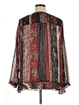LOGO by Lori Goldstein Long Sleeve Blouse (view 2)