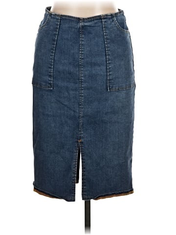 Who What Wear Denim Skirt (view 1)