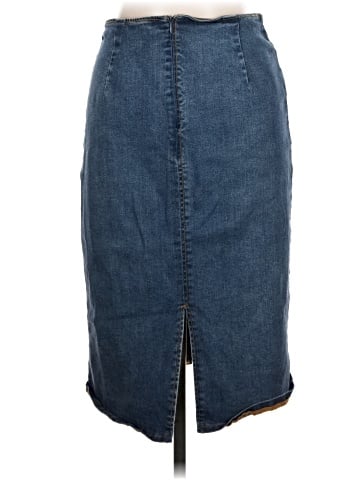 Who What Wear Denim Skirt (view 2)