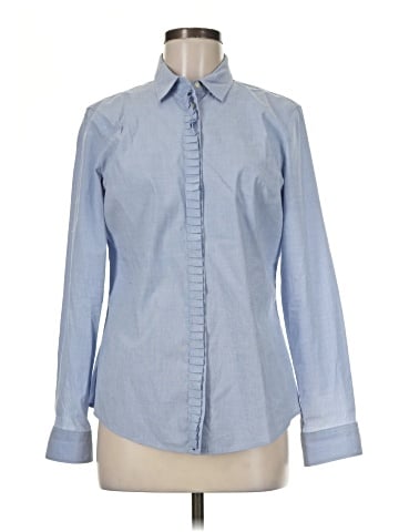 Banana Republic Factory Store Long Sleeve Button-Down Shirt (view 1)