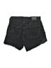 Aero 100% Cotton Black Denim Shorts Size 00 - photo 2