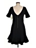 HD in Paris Solid Black Cocktail Dress Size 6 - photo 2