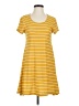rue21 Stripes Yellow Casual Dress Size S - photo 1