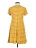 rue21 Stripes Yellow Casual Dress Size S - photo 2