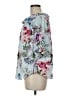 Hale Bob Blue Short Sleeve Blouse Size L - photo 5
