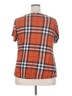 Urban Rose 100% Polyester Brown Short Sleeve Top Size 2X - photo 2