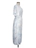 Vince. 100% Polyester Tie-dye Blue Casual Dress Size L - photo 4