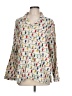 Hanna Andersson Print Ivory Long Sleeve Blouse Size L - photo 1