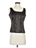 Alex Evenings Animal Print Black Sleeveless Top Size S - photo 1