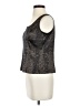 Alex Evenings Animal Print Black Sleeveless Top Size S - photo 5