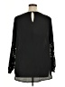 Apt. 9 100% Polyester Black Long Sleeve Blouse Size XL - photo 2