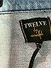 On Twelfth 100% Cotton Metallic Silver Denim Jacket Size L - photo 6
